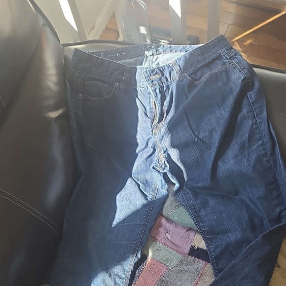 LOFT Curvy Bootcut Denim Jeans - Picture 1 of 2